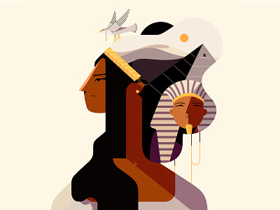 Egypt characterdesign design egypt horus illustration majesty pharaoh