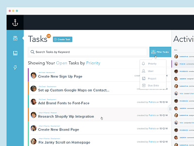 Task View - Task System Web App