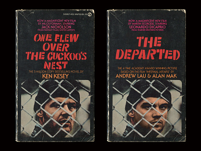 One Departed the Cuckoo's Nest book cover movie photoshop remix
