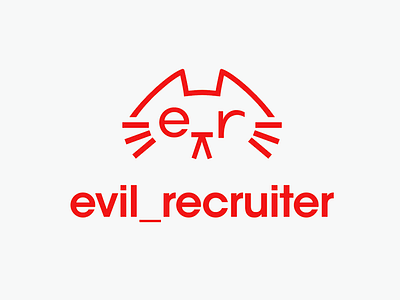 evil_recruiter Logo branding logo