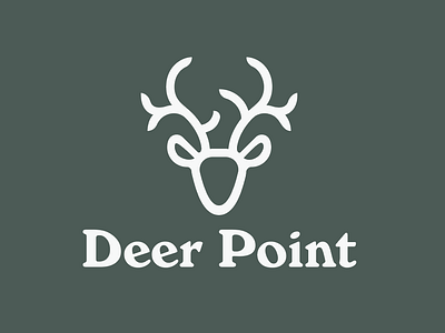 Deer Point animal branding logo nature outdoors