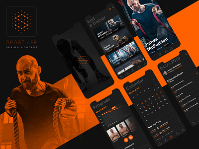 Sport app fitness mobile app mobile app design photoshop sport ui ux