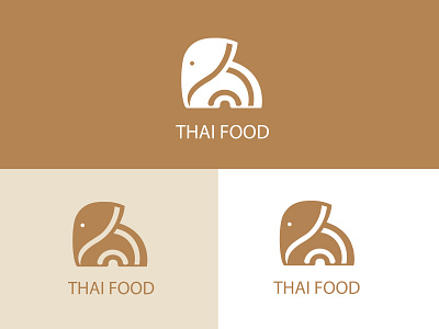 elepnant logo branding elephant elephant logo logo logodesign logos thai food