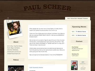 Tumblr Theme for Paul Scheer