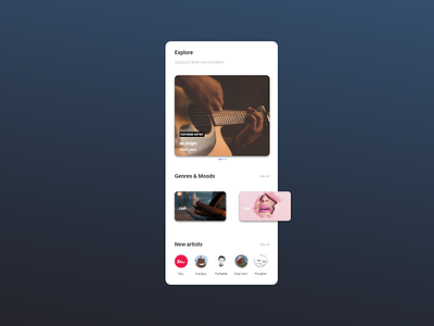 Flutter Music App UI