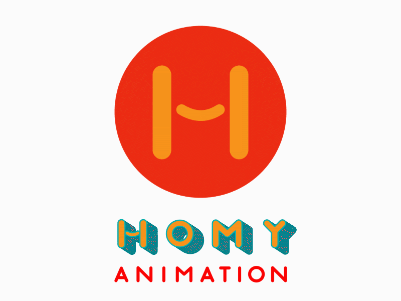 Homy Animation animation branding design identity illustration lettering logo type typography vector