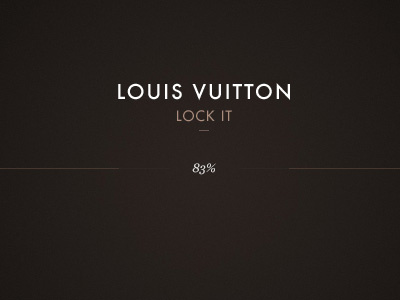 Louis Vuitton - Lock It