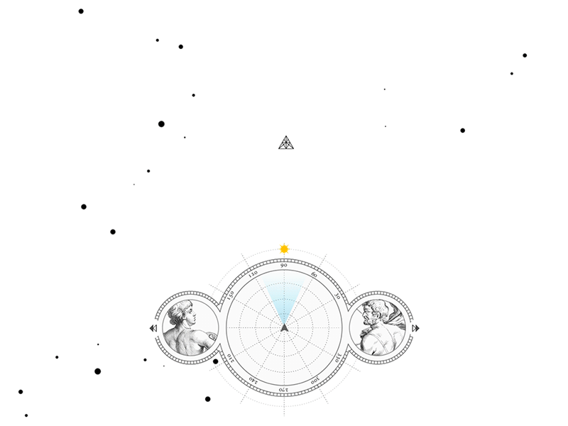 Radar - Spaceship constellation navigation element radar ui