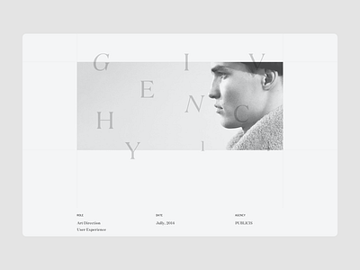 Project Page — Alexandre Rochet Portfolio 2016 art direction composition design graphic design interface interface design layout letters portfolio project page typeface typography ui ui design ux ux design web web design website layout