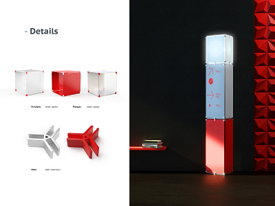 Modular exhibition furniture 3d 3d art 3dsmax branding design exhibit design exhibition render