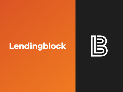 Lendingblock - Branding brand branding crypto cryptocurrency design guidelines icon identity identity design logo mark studio