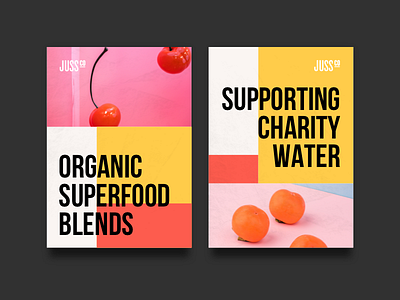 Juss Co - Posters brand brand guidelines branding design identity identity design logo photography poster studio
