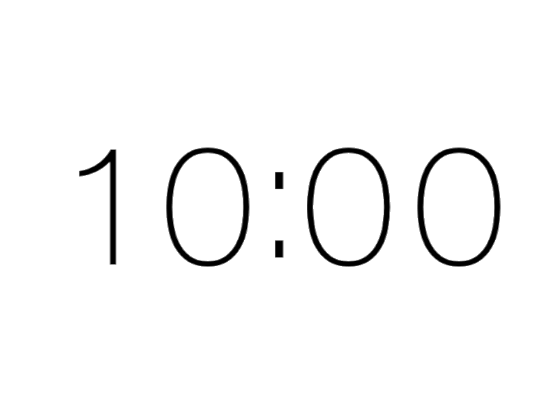 Simple Countdown Clock Timer