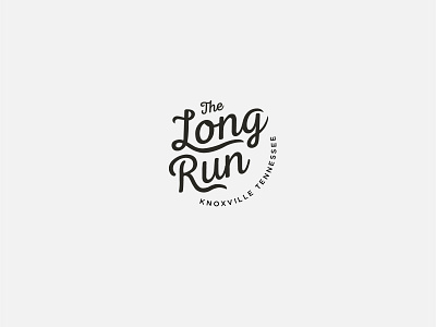 The Long Run branding design icon illustration logo vector