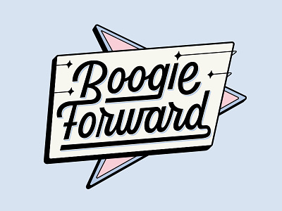 Boogie Forward boogie dance lettering lindy hop swing