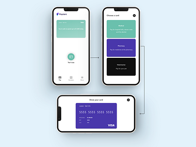 Paytient | Payment Flow app design ios iphone ui ux ux ui design