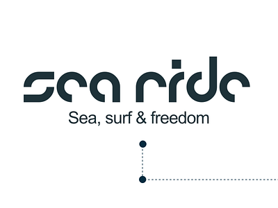 SEA RIDE LOGO branding logo logo design logotype surf typogaphy