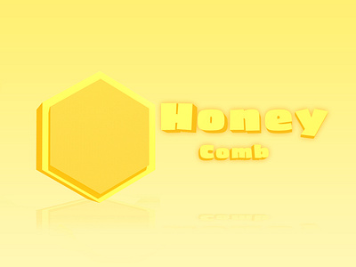 Honey Comb design logo logo 3d minimal minimal art simple