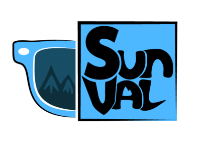 SUN VAL 2/3 branding design illustration logo vector