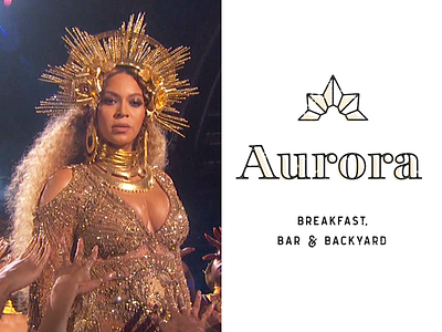 When Beyonce wears your logo to the Grammys celebrity crown goddess hand type lettering line logo