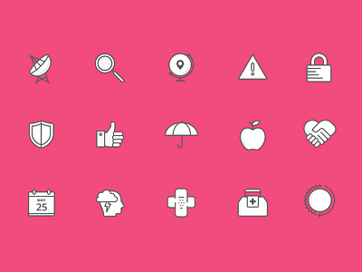 SingleCare icons app healthcare icons mono mono linear