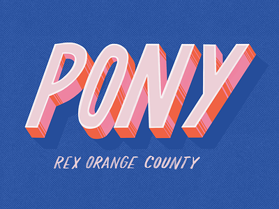 Top 10 Albums of 2019 / 8. Pony - Rex Orange County