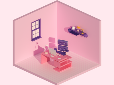 Pink Office