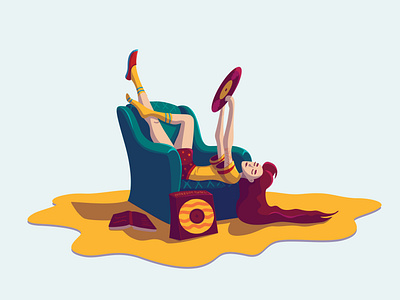 Hello, Dribbble! adobe illustrator design firstshot hello dribbble illustration vector