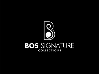 Logo - BOS Sisgnature Collections branding logo typography vector