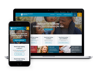 Healthcare Website Responsive Design