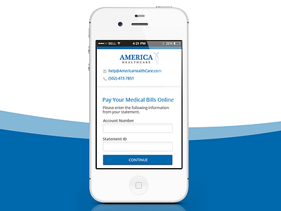 Healthcare Payment portal financial mobile payment portal ui user interface web