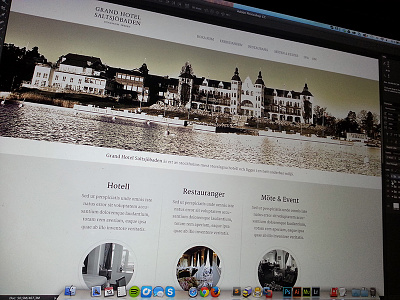 Grand Saltsjöbaden hotel webdesign