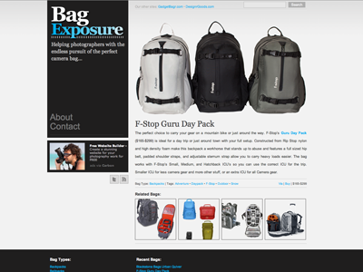 Bag Exposure Website