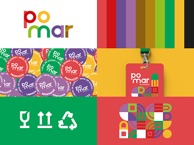 Pomar de Eventos brand brand identity colors design graphicdesign illustration logo logofolio logotype symbol vector