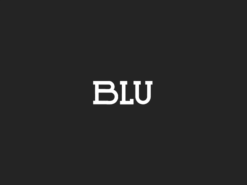 BLU comunicação brading brand designer identity logo logo design logotype logotype black white creative symbol