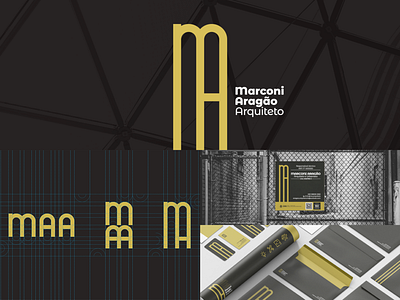 Marconi Aragão Arquiteto arquitecture brand brand and identity brasil collection logo logofolio logotipe monogram symbol