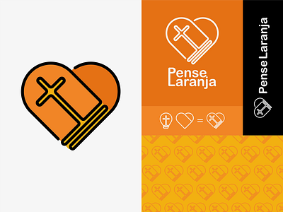 Pense laranja brand brand identity brasil church collection colors design faith graphicdesign illustration logo logofolio logotype symbol vector