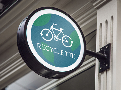 Logo : Eco-Friendly Bike Shop bicycle bike bikeshop blue design earth eco eco friendly green illustration illustrator logo shop sign