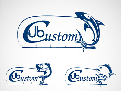 Jbcustom icon illustration logo logo design