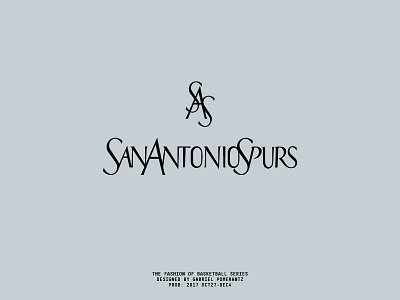 Spurs x Yves Saint Laurent : The Fashion of Basketball Series monogram nba saint laurent san antonio spurs typography youfelloff ysl yves saint laurent