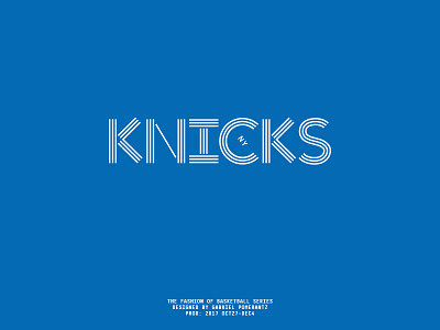 Knicks x Kenzo : The Fashion of Basketball Series custom type kenzo knicks nba new york knicks typography youfelloff