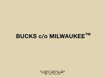 Bucks x Off-White : The Fashion of Basketball Series bucks custom type fashion helvetica milwaukee bucks nba off white typography virgil abloh youfelloff