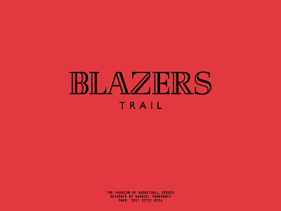 Blazers x Balmain : The Fashion of Basketball Series