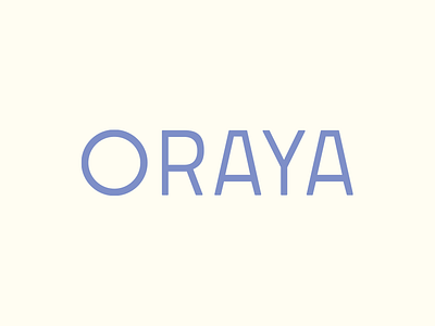 Oraya Logo design logo organic refinement