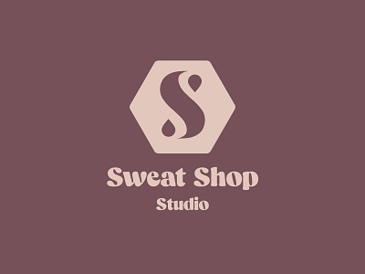Sweat Shop Studio | Branding Concept branding drip fitness logo gym logo icon illustrator logo sweat icon
