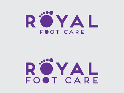 Royal Foot Care branding feet foot foot care logo royal