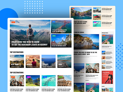 Travel Blog Theme Design travel travel blog travel theme