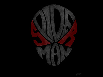 Spiderman design illustration typogaphy vector