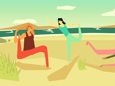 Yoga At The Beach