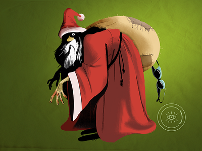 Bad santa animation art artwork design illustration illustrator